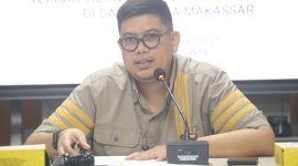Ketua Komisi A DPRD Kota Makassar, A. Pahlevi memimpin RDP di Komisi A DPRD Kota Makassar. (FOTO:Abay)