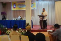 Wakil Ketua DPRD Kota Makassar, Suharmika melaksanakan Sosialisasi Perda. 