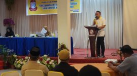 Wakil Ketua DPRD Kota Makassar, Suharmika melaksanakan Sosialisasi Perda. 