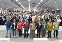 Wakil Ketua DPRD, Suharmika turut menghadiri Musorkotlub KONI Makassar. (FOTO:HUMAS PEMKOT)