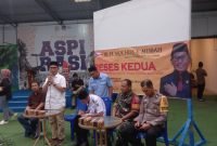 Anggota DPRD Kota Makassar dari Partai HANURA, H. Muchlis Misbah melaksanakan reses kedua masa sidang kedua tahun 2025 di Maccini Parang. (FOTO:ist)