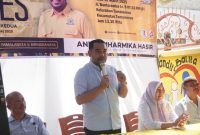 Wakil Ketua DPRD Kota Makassar, Suharmika menyelesaikan kewajibannya melaksanakan Resesnya di masa persidangan kedua ini. (FOTO:ist)