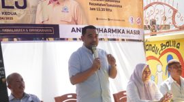Wakil Ketua DPRD Kota Makassar, Suharmika menyelesaikan kewajibannya melaksanakan Resesnya di masa persidangan kedua ini. (FOTO:ist)