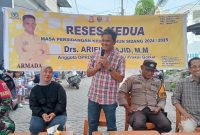 Anggota DPRD Fraksi Golkar Kota Makassar, Arifin Majid melaksanakan reses kedua masa persidangan keduanya di tahun 2925. (Foto:ist)