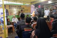 Ketua Komisi B DPRD Kota Makassar, H. Ismail melaksanakan Reses Kedua Masa Persidangan Kedua Tahun 2025 di Jl. AR. Dg. Ngunjung. (FOTO:ist)