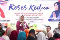 Anggota DPRD Kota Makassar dari Partai Demokrat, Hj. Rezki melaksanakan reses kedua masa sidang kedua tahun 2025 di Banta-Bantaeng. (FOTO:ist)