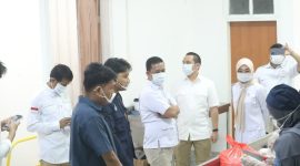 Fraksi Gerindra mengawasi dapur MBG di Jl. Meranti. (FOTO:ist)