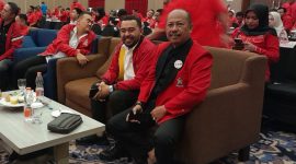 Wakil Ketua DPRD Makassar, Suharmika menghadiri MUSDA XIX SOKSI Sulawesi Selatan. (FOTO:redaksi)