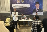Anggota Komisi IX DPR RI, Dr. H. Ashabul Kahfi, M.Ag, menggandeng Badan Gizi Nasional (BGN) dalam kegiatan sosialisasi Program Makan Bergizi Gratis (MBG). (FOTO:AB)