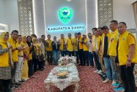 Bakal calon ketua DPW Golkar, Ketua DPD II Golkar Makassar, Munafri Arifuddin kian aktif melakukan konsolidasi dengan pengurus daerah. (FOTO:IST)