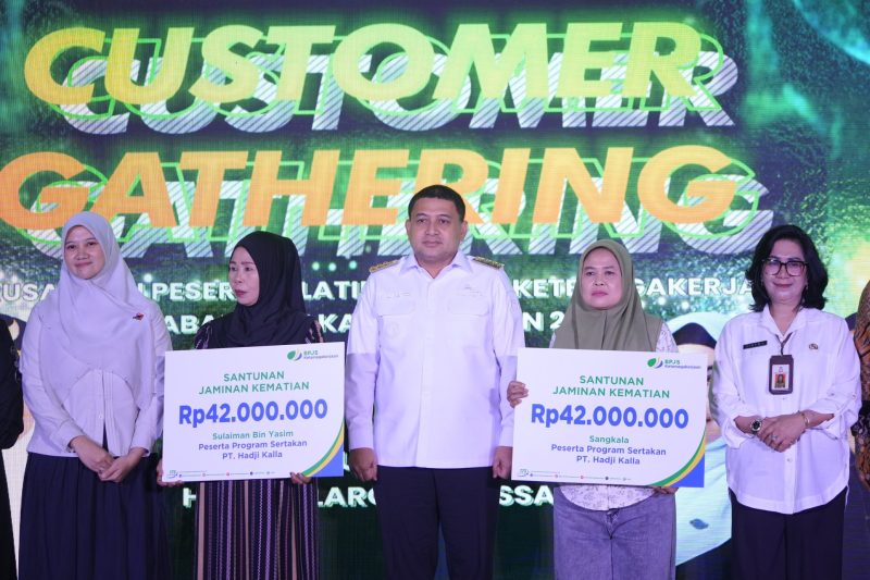Walikota Makassar, Munafri Arifuddin, menghadiri Customer Gathering BPJS Ketenagakerjaan pada Rabu, 25 Juni 2025. (FOTO:HUMAS PEMKOT)