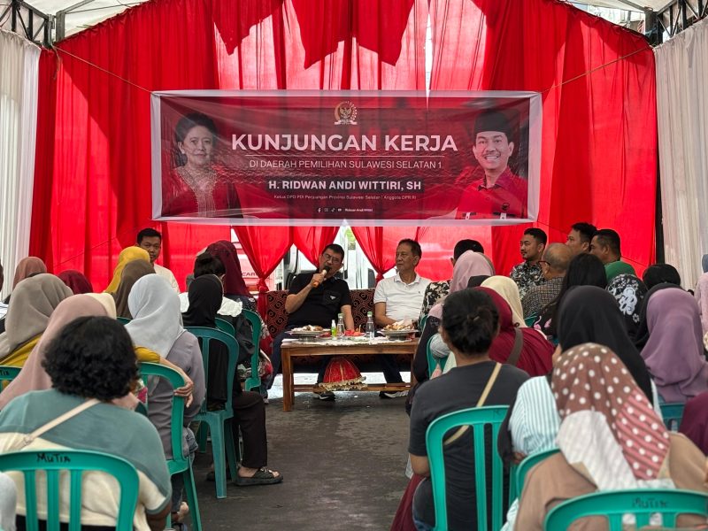 Anggota DPR RI dari Fraksi PDI Perjuangan, Ridwan Andi Wittiri, SH (ARW), melakukan kunjungan kerja ke Kota Makassar pada Kamis, 12 Juni 2025. (FOTO:REDAKSI)