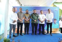 Pemerintah Kota Makassar kembali menunjukkan keberpihakan nyata kepada masyarakat berpenghasilan rendah melalui peluncuran program sambungan air bersih gratis. (FOTO:IST)