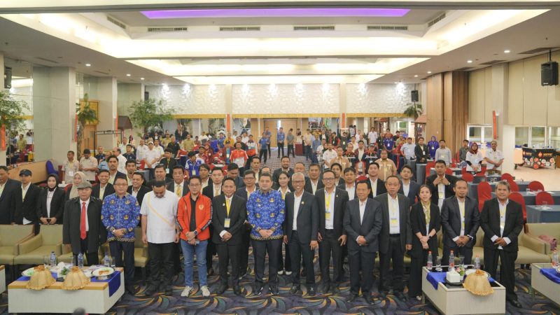 Walikota Makassar, Munafri Arifuddin menghadiri kegiatan KONI. (FOTO:IST)