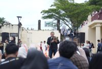 Penampilan istimewa Wali Kota Makassar, Munafri Arifuddin, yang membacakan puisi 