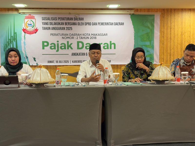 Anggota Dewan Perwakilan Rakyat Daerah (DPRD) Kota Makassar dari Fraksi Partai Kebangkitan Bangsa (PKB), Basdir, SE kembali menyapa konstituennya melalui kegiatan Sosialisasi Penyebarluasan Peraturan Daerah (Perda) Tahun Anggaran 2025. (FOTO:REDAKSI)
