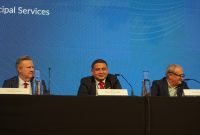 Wali Kota Makassar, Munafri Arifuddin, menjadi sorotan dalam ajang World Cities Summit Mayors Forum 2025 yang digelar di Vienna, Austria, pada 3 Juli 2025.(FOTO:HUMAS PEMKOT)