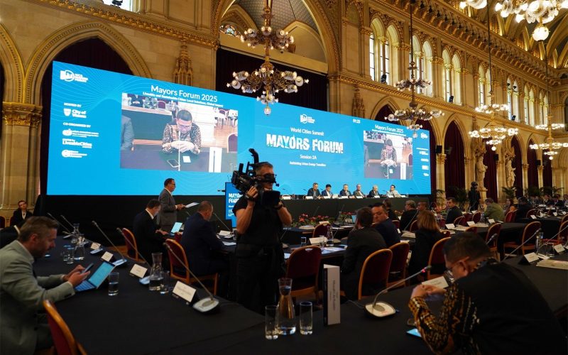 Walikota Makassar, Munafri Arifuddin, menutup partisipasinya dalam World Cities Summit Mayors Forum 2025 yang berlangsung di Vienna, Austria.(FOTO:HUMAS PEMKOT)