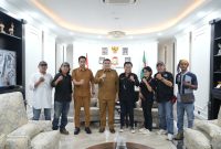 Walikota Makassar, Munafri Arifuddin Bahas JHT Bersama KPJ Makassar. (FOTO:HUMAS PEMKOT)