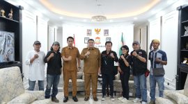 Walikota Makassar, Munafri Arifuddin Bahas JHT Bersama KPJ Makassar. (FOTO:HUMAS PEMKOT)