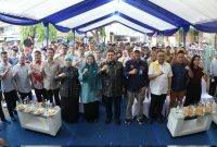 Wakil Ketua DPRD Kota Makassar, A. Suharmika, turut mendampingi Wali Kota Munafri Arifuddin dalam peluncuran sistem tersebut pada 29 Juli 2025.(FOTO:HUMAS PEMKOT)