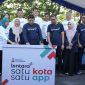Wali Kota Makassar, Munafri Arifuddin, secara resmi meluncurkan aplikasi LONTARA+, sebuah inovasi digital berbasis super app yang dirancang untuk mengintegrasikan 358 jenis layanan publik ke dalam satu platform.(Foto:humas pemkot)