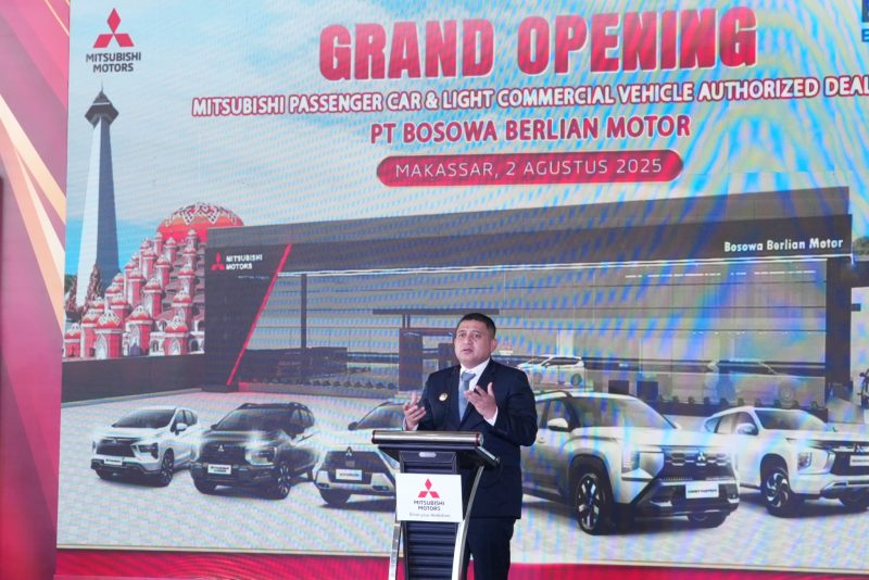 Wali Kota Makassar, Munafri Arifuddin, menghadiri langsung peresmian dealer Mitsubishi Bosowa Berlian Motor di kawasan Tanjung Bunga pada Jumat, 2 Agustus 2025.(FOTO:HUMAS PEMKOT)