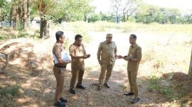 Wali Kota Makassar, Munafri Arifuddin, menegaskan komitmennya untuk melanjutkan revitalisasi Lapangan Karebosi yang sempat terhenti.(FOTO:HUMAS PEMKOT)