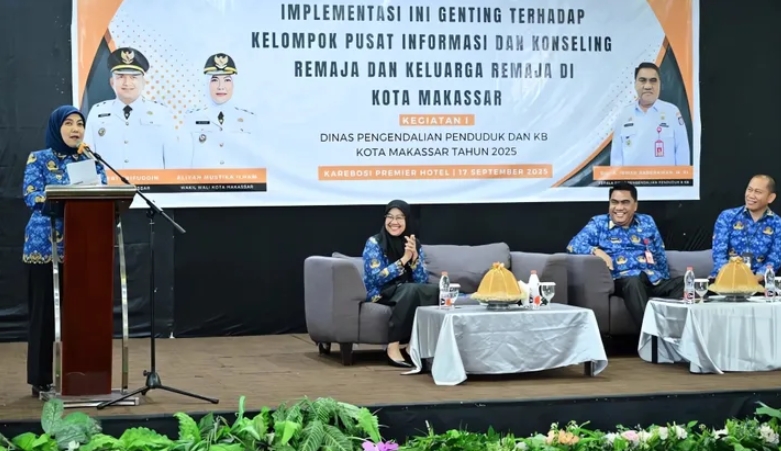 Wakil Wali Kota Makassar, Aliyah Mustika Ilham, memberikan apresiasi penuh terhadap hadirnya Program GENTING (Gerakan Orang Tua Asuh Cegah Stunting) sebagai upaya konkret menekan angka stunting di Kota Makassar.(FOTO:IST)