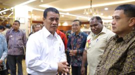 Wali Kota Makassar, Munafri Arifuddin, menemui Menteri Pertanian Republik Indonesia, Amran Sulaiman, di Kantor Kementerian Pertanian, Jakarta, Kamis (9/10/2025).(FOTO:HUMAS PEMKOT)