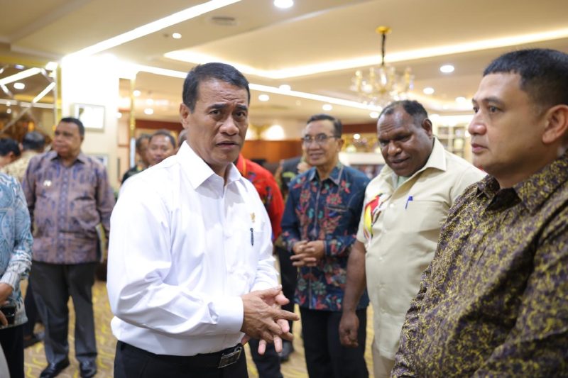 Wali Kota Makassar, Munafri Arifuddin, menemui Menteri Pertanian Republik Indonesia, Amran Sulaiman, di Kantor Kementerian Pertanian, Jakarta, Kamis (9/10/2025).(FOTO:HUMAS PEMKOT)