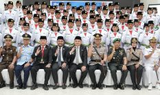 70 Paskibraka Makassar Dikukuhkan, Siap Kibarkan Merah Putih di Karebosi