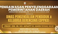 Apiaty K. Amin Syam Gelar Pengawasan Pemerintahan Daerah Bersama Dinas PPKB Makassar