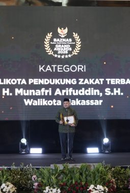 Wali Kota Munafri Sabet Grand Baznas Award 2026, Tegaskan Komitmen Jadikan Makassar Kota Filantropi Nasional