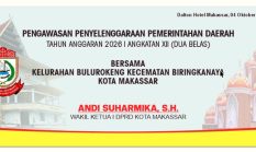 Andi Suharmika Akan Buka Forum Pemerintahan Daerah Bersama Kelurahan Bulurokeng